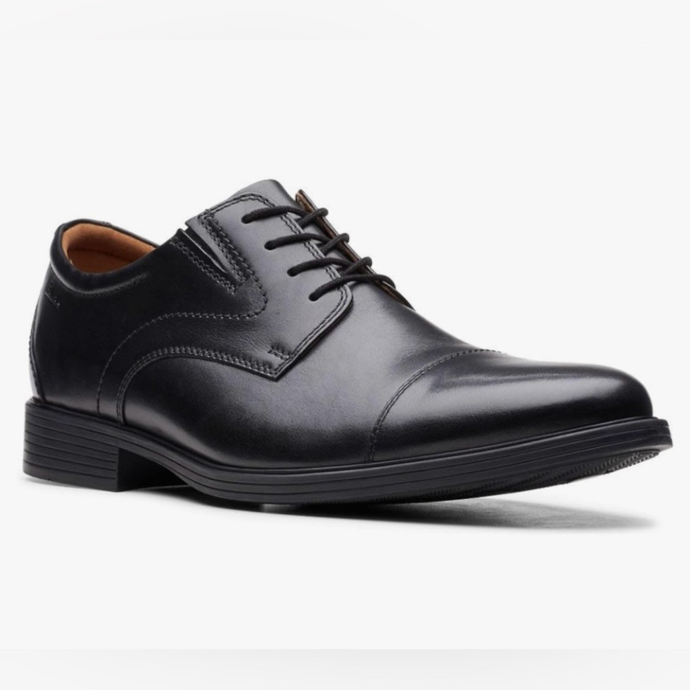 Clarks Men’s Whiddon Cap Shoes Size 11-WIDE